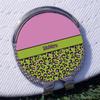 YouCustomizeIt Personalized Pink & Lime Green Leopard Golf Ball Marker - Hat Clip - Silver view 3