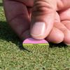 YouCustomizeIt Personalized Pink & Lime Green Leopard Golf Ball Marker - Hat Clip - Silver view 4