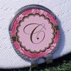YouCustomizeIt Personalized Gerbera Daisy Golf Ball Marker - Hat Clip - Silver view 3