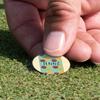YouCustomizeIt Personalized Pineapples and Coconuts Golf Ball Marker - Hat Clip - Silver view 4