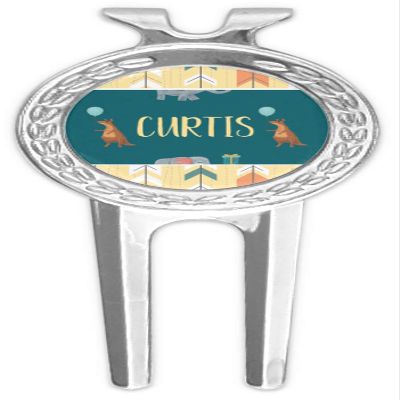 YouCustomizeIt Personalized Animal Friend Birthday Golf Divot Tool & Ball Marker