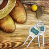 YouCustomizeIt Personalized Animal Friend Birthday Golf Divot Tool & Ball Marker view 3