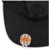 YouCustomizeIt Personalized Orange & Blue Stripes Golf Ball Marker - Hat Clip - Silver view 2