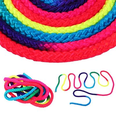 Alomejor Gymnastics Rope, Rainbow Color, Professional Training, Competition, Performance, Dance, Arts for Gymnasts, Performers, and Recreatio