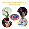 Alomejor Gymnastics Rope, Rainbow Color, Professional Training, Competition, Performance, Dance, Arts for Gymnasts, Performers, and Recreatio view 4