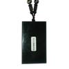 2.4" China Certified Nature Hetian Nephrite Jade Auspicious Tiger Plate Necklace Pendant 3428 view 3