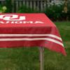 College Flags & Banners Co. Oklahoma Sooners Logo Tablecloth or Table Overlay view 2