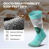 OutdoorMaster Merino Wool Ski Socks for Kids, Boys & Girls, Thermal Winter Warm Snowboarding Socks for Cold Weather view 4