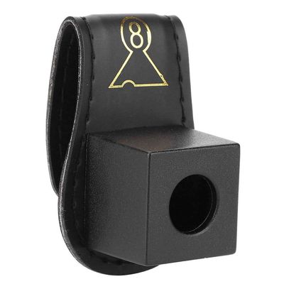 VGEBY Pool Cue Chalk Holder, Magnetic Billiard Snooker Pool Cue Chalk Holder with Belt Clip Portable Fix Cue Chalk Bag