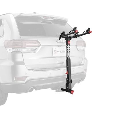 Allen Sports Deluxe+ Locking Quick Release 2-Bike Carrier for 1 1/4 in. and 2 in. Hitch, Model 820QR , Black