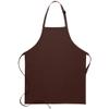 DayStar Apparel 230 Two Patch Pocket Bib Apron (6 Pack), Brown view 1