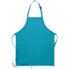 DayStar Apparel 230 Two Patch Pocket Bib Apron (6 Pack), Turquoise view 1