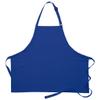 DayStar Apparel 200NP No Pocket Bib Apron (6 Pack), Royal view 1