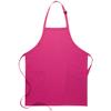 DayStar Apparel 230 Two Patch Pocket Bib Apron (6 Pack), Hot Pink view 1
