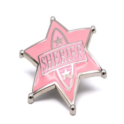 Shower Games & Co. Sheriff Badge Cowgirl Costume for Girls and Rodeo Shirts for Women - Party Favors, Halloween Costume Pink (Pack of 1)