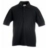 Fruit of the Loom Childrens/Kids Big Girls 65/35 Pique Polo Shirt (Pack of 2) (3-4) (Black) view 1