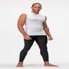 DEVOPS 3 Pack Men's Athletic Compression Shirts Sleeveless (X-Large, Black/Navy/White) view 3