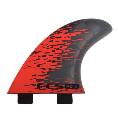 FCS I PC-3 Tri Surfboard Fins - Small/Red