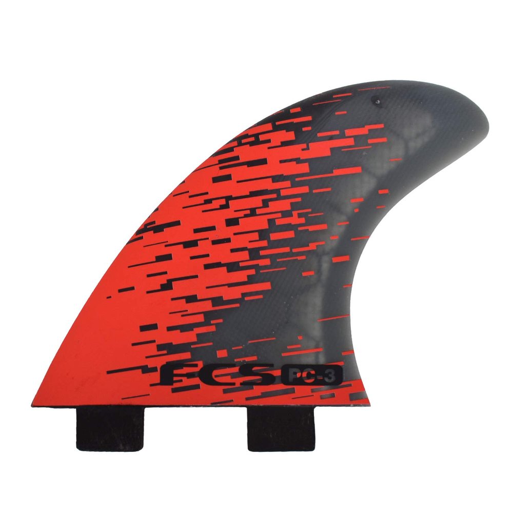 FCS I PC-3 Tri Surfboard Fins - Small/Red