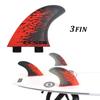 FCS I PC-3 Tri Surfboard Fins - Small/Red view 2