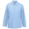Fruit of the Loom Childrens Big Boys Long Sleeve Polo Shirts (Pack of 2) (3-4) (Red) view 3