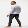 DEVOPS 3 Pack Men's UPF 50+ Long Sleeve Compression Shirts Quick Dry, Cool Gear for Garage Garden Gym Yard and Workouts (2X-Large, Black/Black/White) view 4
