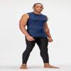 DEVOPS 3 Pack Men's Athletic Compression Shirts Sleeveless (Small, Black/Navy/Olive) view 3