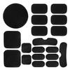 AOUTACC Universal Airsoft Helmet Pads, Helmet Replacement Foam Padding Kits Set Accessories Mats for Fast/Mich/ACH/USMC/PASGT Helmet (EVA Foam, Black) view 1