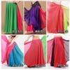 Belly Dance Dress with Big Swing Skirt Belly Dance Costume with Double Split Skirt Dress Belly Dance Skirt (08, One Size) view 3
