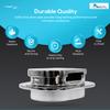 MARINE CITY 316 Stainless Steel Chain Oval Deck Pipe Sturdy Durable in The Salt Water Environment Smooth Gloss Finish Polished Functional Design for RV Marine Boat Yacht view 4