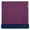 Manduka eKOLite Yoga Mat 71" - 4mm | Natural Rubber | Eco-Friendly | Soft Textured Surface | Natural Next-to-Skin Feel | 71 x 26 inches | Acai Purple/Midnight Blue view 1