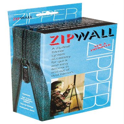 Zipwall Standard Self-Adhesive Zipper, 2 PK