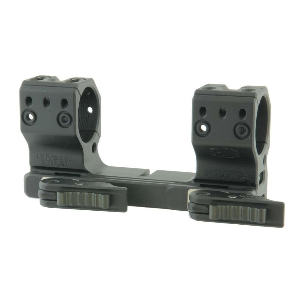 Spuhr QDP-3002 Unimount 30mm 0 MIL/0 MOA 1.5" Quick-Detach Pick Scope Mount, 7 Accessory Interfaces, Durable Design, Co-Witness Capability
