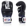 Fairtex FGV18 Muay Thai Boxing Gloves for Men, Women & Kids| MMA Gloves for Martial Arts|Made from Premium Quality Leather, Light Weight & Shock Absorbent Boxing Gloves-XLarge, Black/Blue view 4