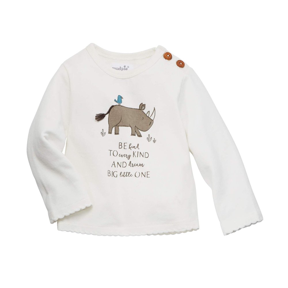 Mud Pie Baby Classic, Cream, 0-3 Months