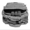 Double Pistol Case, Gray, 12.5" X 9.5" X 4.5", Padded Compartments, Holds 2 Handguns, 5 Magazines, Ammo, and Range Tools, One Size view 3