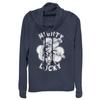Marvel Classic Lucky Thor Women's Cowl Neck Long Sleeve Knit Top Navy Blue view 1