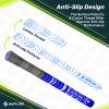 SAPLIZE Cross Cord Golf Grips Set of 13 Grips with Tape or Full Regripping Kit, Std/Mid/Jumbo, Low Taper Design, Multi-compound Hybrid, Anti-Slip Golf Club Grips, CL03 Series, Mid-Size, Blue view 3