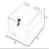 Plymor Clear Acrylic Locking Countertop Display Case, 2.75" H x 7.5" W x 8.5" D view 2