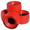 MBS All-Terrain Longboard Wheels (4) - Red, 100 mm view 1