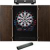 Viper by GLD Products 777 Electronic Dartboard, Metropolitan Espresso Cabinet, Dart Mat & Shadow Buster Dartboard Light Bundle view 1
