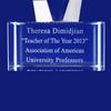 The Elegante Optical Crystal Glass Diamond Trophy Awards Recognition Achievement Reality Personalized Custom Laser Etched Engraving Trophy (Purple Diamond, 7" H) view 3