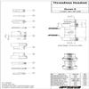 FSA Duron X 1Inches Threaded Headset 22.4/26.4mm Sealed Bearings, Silver, XTE1713 view 4