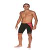 ARENA Men's Previous Season Team Color Print Jammer Athletic Training Swimsuit, MaxLife Chlorine Resistant Fabric, Water Red, 22 view 3