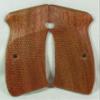 New, Wood Checkered Grips for CZ 75, CZ 85, Full Size, CZ 75B, 85B view 1