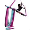 DASKING Aerial Silks Kit for Beginners & Pros - 10Yd Durable Fabric, Pro Safety Hardware & Easy Setup Guide - Yoga Hammock, Swing, Silk Rigging Kit (Multicolor-G) view 4