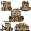 Suoki Military Tactical Backpack 60L with Built-up 3 MOLLE Bags Rucksacks 7 Day Assault Pack Bug Out Bag for Hunting Trekking Travelling view 4