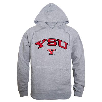 YSU Youngstown State Penguins NCAA Campus Pullover Hoodie - Small, Heather Grey
