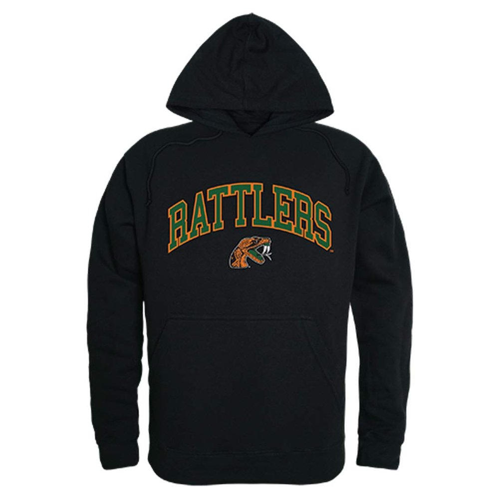 FAMU Florida A&M Rattlers NCAA Men's Campus Hoodie Fleece Sweatshirt - Black, XX-Large