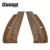 Guuun CZ75B Grips Full Size G10 CZ SP 01 Grip Sunburst Texture, Orange/Black view 2